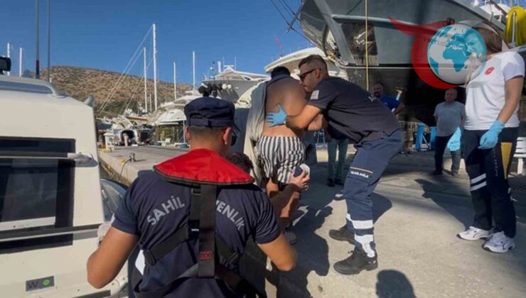 Bodrum Açıklarında Gezi Teknesinde Yaralanan Çocuğa Acil Müdahale