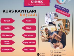 Diyarbakır Büyükşehir Belediyesi’nden Sanat ve Meslek Kurslarına Büyük Fırsat