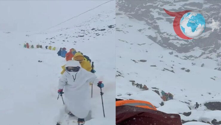 Everest’in Doğu Yamacında Mahsur Kalan Dağcılar Kurtarılıyor