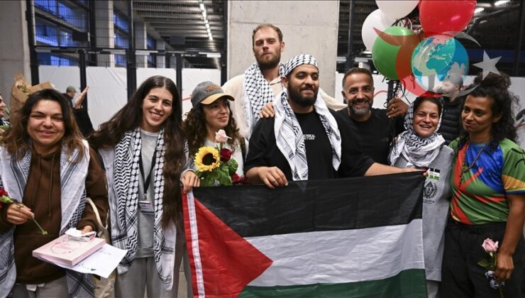 İsrail’in Alıkoyduğu Aktivistlerden Berlin’e Duygusal Dönüş