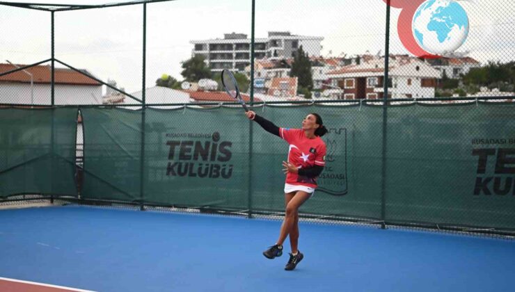 Kuşadası’nda Cumhuriyet Kupası Tenis Turnuvası Başladı