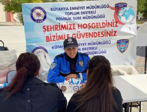 Kütahya’da Üniversite Öğrencileri İçin Güvenlik Standı Açıldı