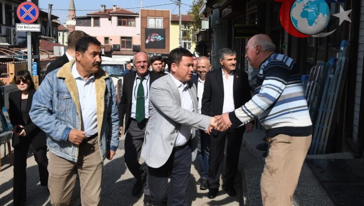 Osmangazi Belediye Başkanı Erkan Aydın, Tahtakale Mahallesi’nde Vatandaşlarla Buluştu