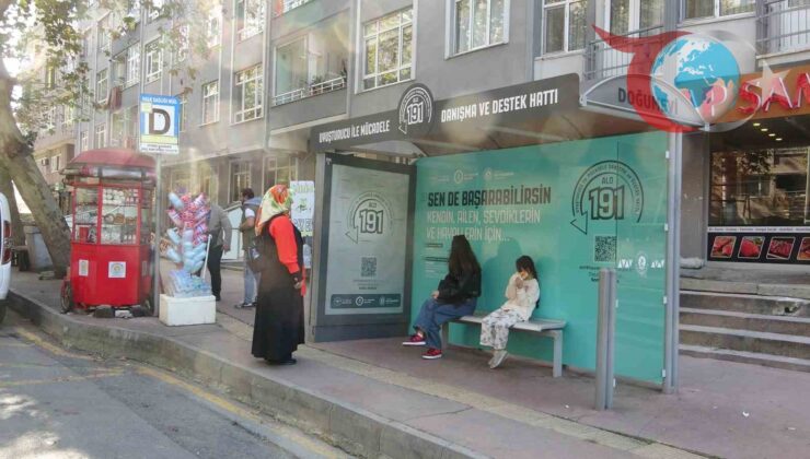 Samsun’da Otobüs Durakları Halk Sağlığını Destekleyen Bilinçlendirme Merkezlerine Dönüştü