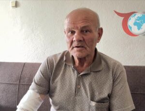 Taksici Hüseyin Tetik, Yardım Etmek İsterken Sahipsiz Köpeğin Saldırısına Uğradı