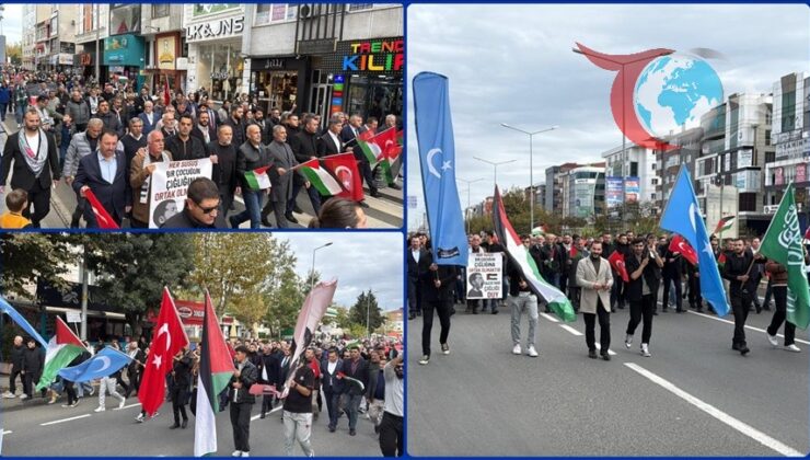 Tekirdağ’da Filistin İçin Toplanan Kalabalık: İnsanlık İçin Elele
