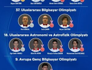 Türk Öğrenciler Uluslararası Bilim Olimpiyatlarında Madalya Yağmuruna Tuttu