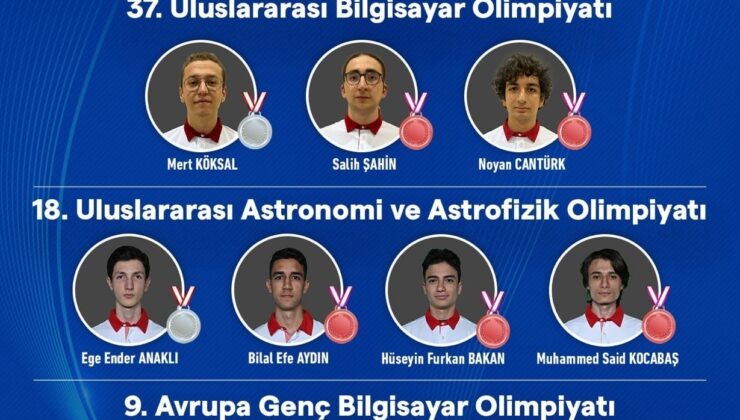 Türk Öğrenciler Uluslararası Bilim Olimpiyatlarında Madalya Yağmuruna Tuttu