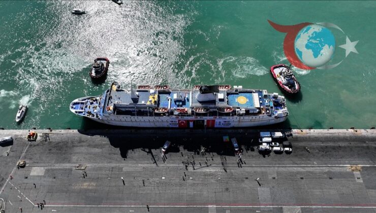 Türkiye’nin İyilik Gemisi, Gazze’ye Umut Taşıyor