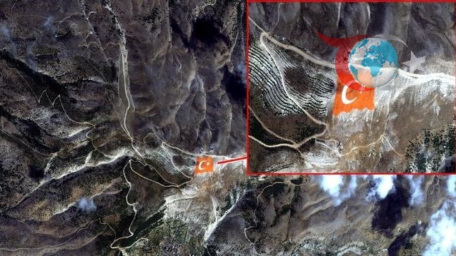 Uzaydan Türkiye: Göktürk-1 Uydusu Ay Yıldızlı Bayrağı Görüntüledi