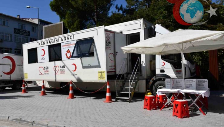 Vezirköprü’de Türk Kızılay’ın Kan Bağışı Kampanyasına Büyük İlgi