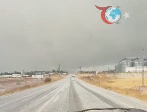 Adıyaman’da Dolu Yağışı: Beklenmedik Doğa Olayı Trafiği Felç Etti