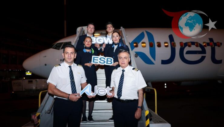 AJet, Ankara-Bağdat Arasında İlk Uçuşunu Gerçekleştirdi