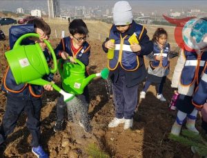 Ankara’da Öğrencilerle Geleceğin Karbon Yutak Alanı Oluşturuldu