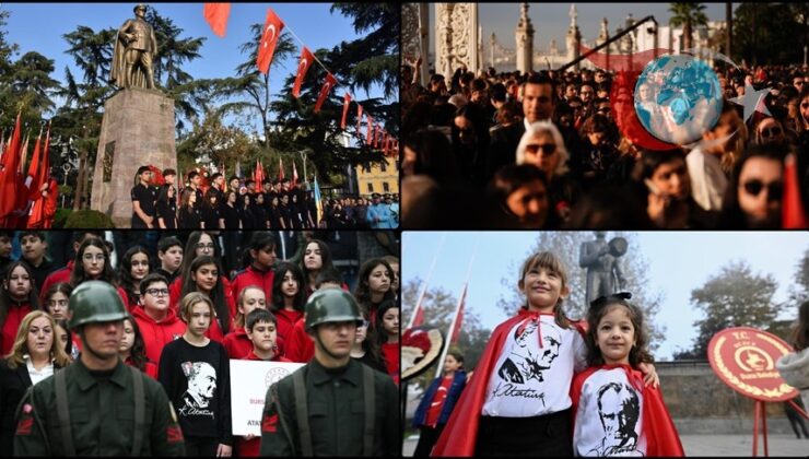 Atatürk’ü Anma Törenleri Türkiye’nin Dört Bir Yanında Gerçekleşti