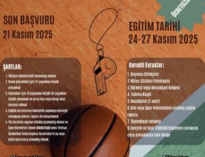 Aydın’da Ücretsiz Basketbol Hakemliği ve Masa Görevlisi Kursu Başlıyor