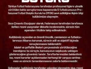 Büyük Bahis Soruşturması: Elazığspor Futbolcuları PFDK’ya Sevk Edildi