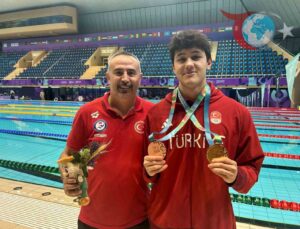 Denizlili Yüzücü Ahmet Mete Boylu, Riyad’ta Tarih Yazdı