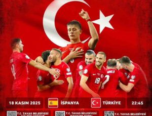 Denizli’nin Tavas İlçesinde Büyük Ekranlarla Dünya Kupası Coşkusu