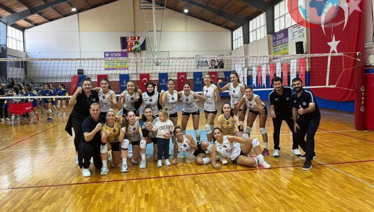 Didim Belediyespor Kadın Voleybol Takımı’ndan Kritik Galibiyet!