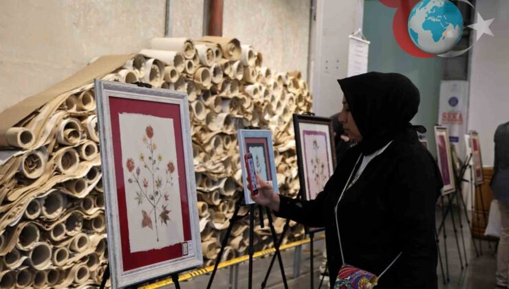 Doğadan İlham Alan Eşsiz Sergi: “Kağıtta Açan Çiçekler”