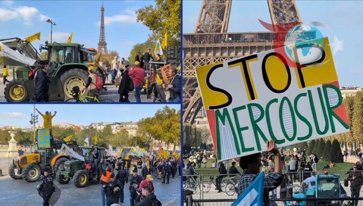 Fransız Çiftçilerden AB-MERCOSUR Anlaşmasına Karşı Harekete Geçti