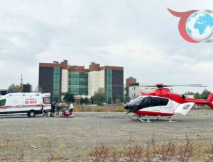 Helikopter Pisti ile Hayata Bağlanan Yaşlı Hasta