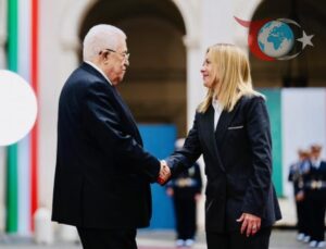 İtalya Başbakanı Meloni ve Filistin Lideri Abbas Roma’da Bir Araya Geldi