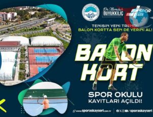 Kayseri Millet Bahçesi’nde Tenis Severler İçin Yeni Dönem Başlıyor