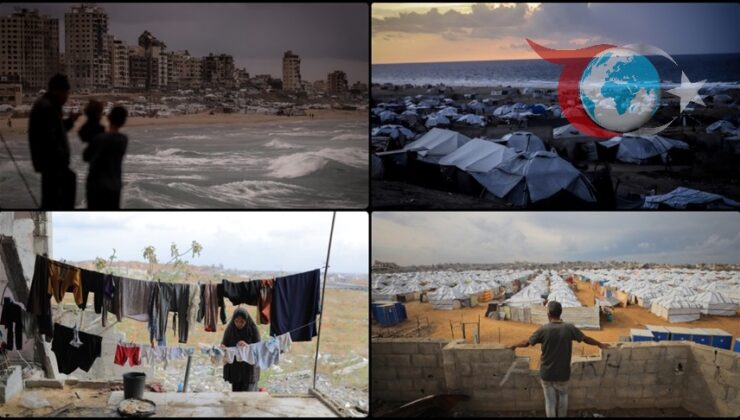 Kötü Hava Koşulları ve Engeller Gazze’deki Filistinlileri Vuruyor