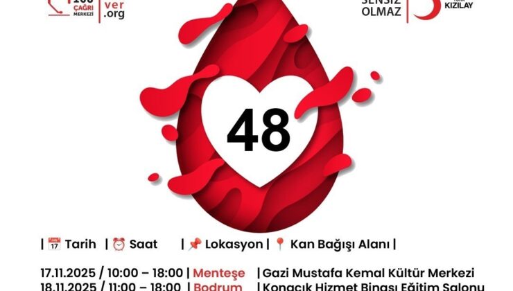 Muğla’da Kan Bağışı İçin Büyük Kampanya Başlıyor