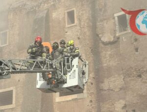 Roma’da Restorasyon Çalışmaları Sırasında Kısmi Çökme: Yaralı İşçiler ve Tarihi Kule Tehlikede