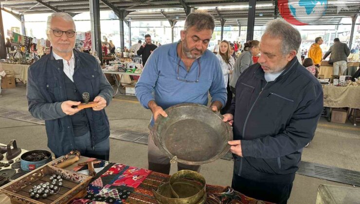 Talas’ta Antika Pazarı Nostalji Rüzgârı Estiriyor