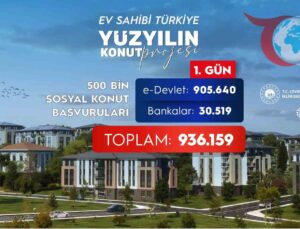 Yüzyılın Konut Projesi’ne İlk Gün Yoğun Başvuru: 936 Bin Kişi Ev Sahibi Olma Yolunda
