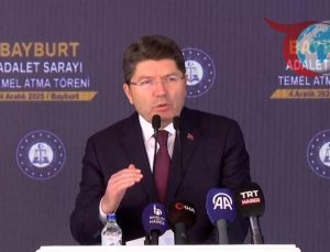 Adalet Bakanı Tunç Bayburt’ta Yeni Adliye Binasının Temelini Attı