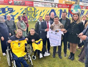 Ankaragücü Engelli Çocukları Antrenmanda Ağırladı