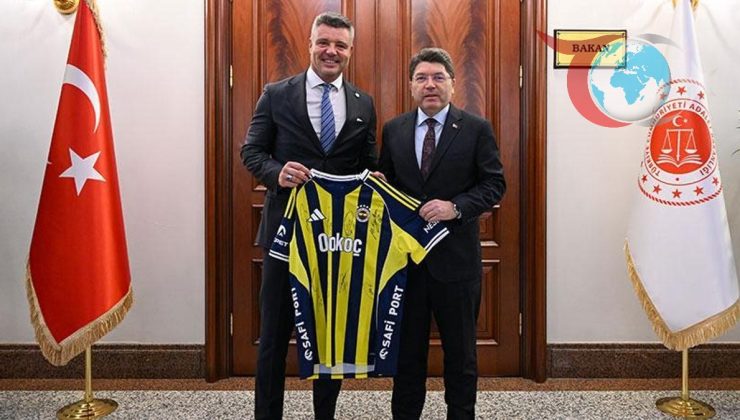 Bakan Tunç ve Fenerbahçe Başkanı Sadettin Saran Bir Araya Geldi