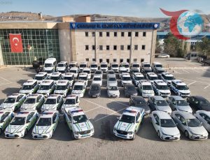 Çankırı’da 57 Yeni Araç Emniyet Müdürlüğü’ne Teslim Edildi
