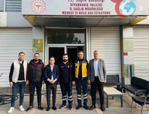 Diyarbakır’da 112 Acil Sağlık Çalışanlarına Anlamlı Ziyaret