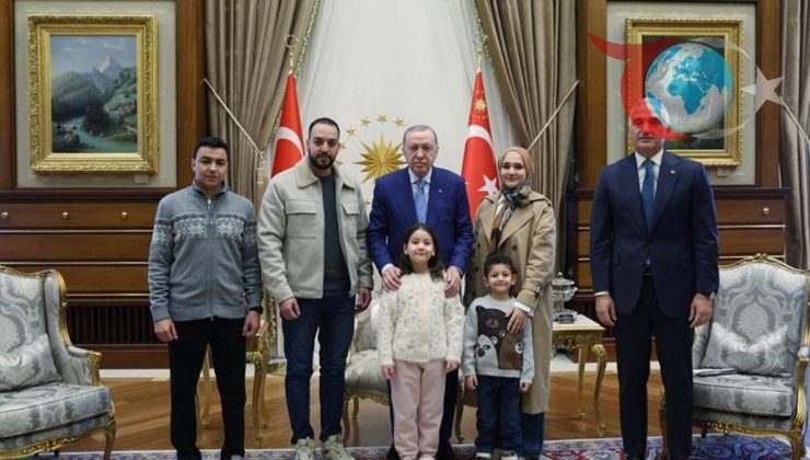 Erdoğan, Gazze’deki Trajik Olayın Kurbanı Filistinli Ailenin Yaralarını Sarmaya Çalışıyor