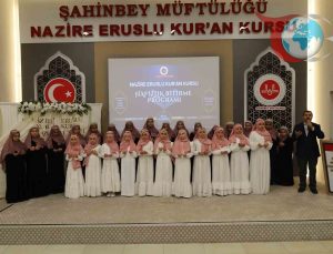 Gaziantep’te Hafızlık Merasimi: 16 Öğrenci Belgelerine Kavuştu