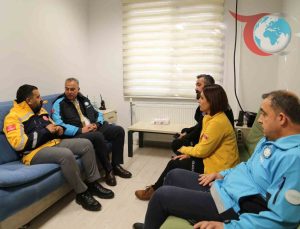 İl Sağlık Müdürü Emre Asiltürk, 112 Acil Çağrı Merkezinde İncelemelerde Bulundu