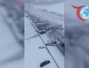 Indiana’da Şükran Günü Sonrası Zincirleme Kaza: Yoğun Trafik ve Kar Yağışı