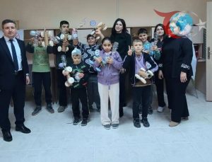 İskilip’te Özel Öğrenciler Geri Dönüşümü Eğlenerek Öğreniyor