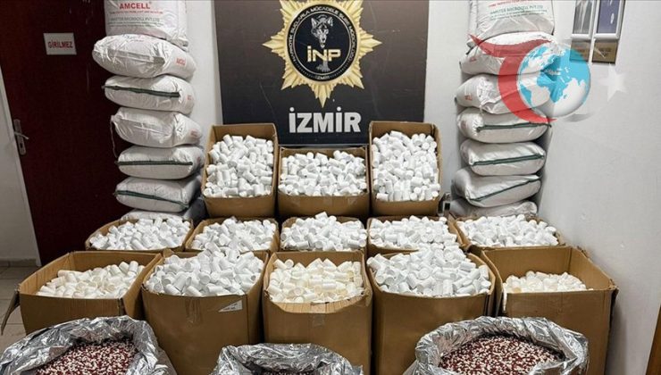 İzmir’de Rekor Uyuşturucu Operasyonu: 2 Milyon Üzerinde Hap Ele Geçirildi