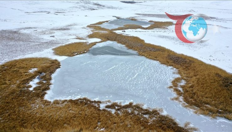 Kars’ın Buz Tutan Gölleri Göz Kamaştırıyor
