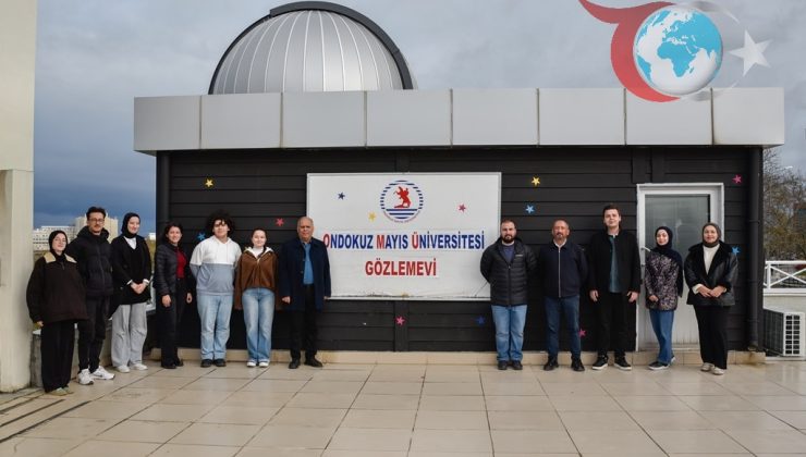OMÜ’de Astronomi Eğitimi ile Gökyüzüne Bilimsel Yolculuk Tamamlandı