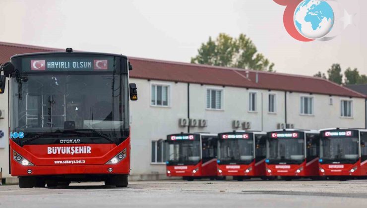Sakarya’da Toplu Ulaşıma 5 Yeni Metrobüs Desteği