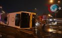 Şile Otoyolu’nda Özel Halk Otobüsü Devrildi: Kriz Anları ve Kurtarma Çalışmaları