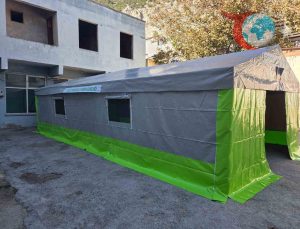 Söke Sazlı Mahallesi’nde Hayırseverin katkısıyla Taziye Çadırı Hizmete Girdi